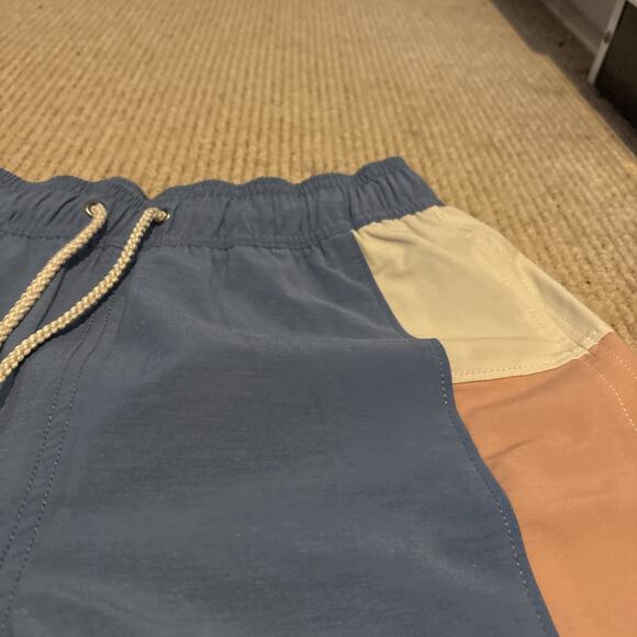 Faherty Swim Shorts Men's Size Small Beacon Trunk Drawstring Waist - Picture 4 of 11